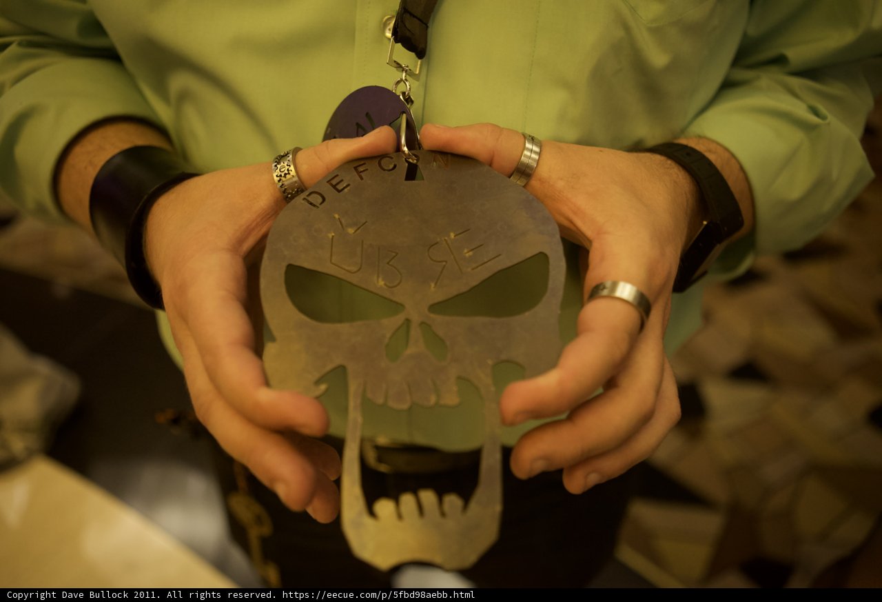 Metal Skull Shaped Key Chain