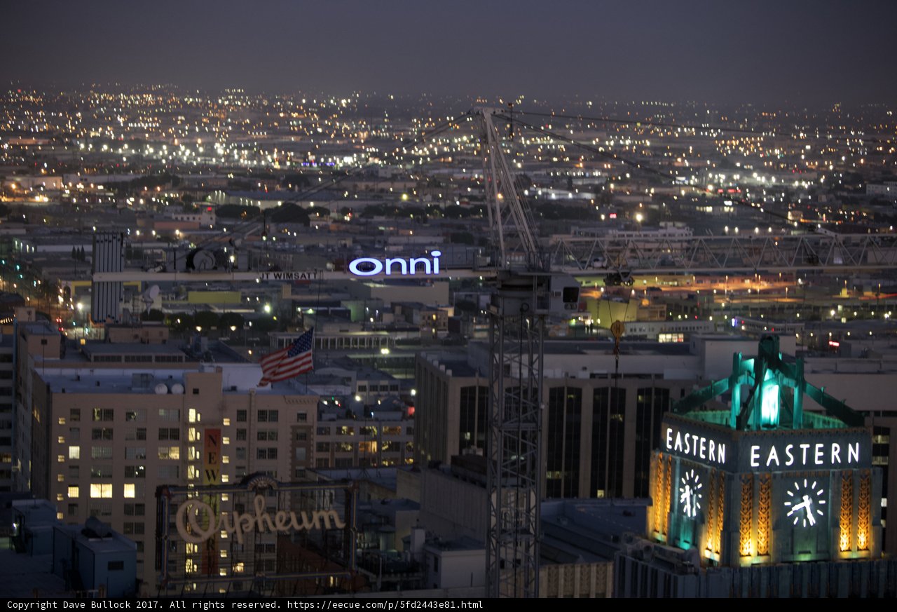A Stunning Night View of Los Angeles