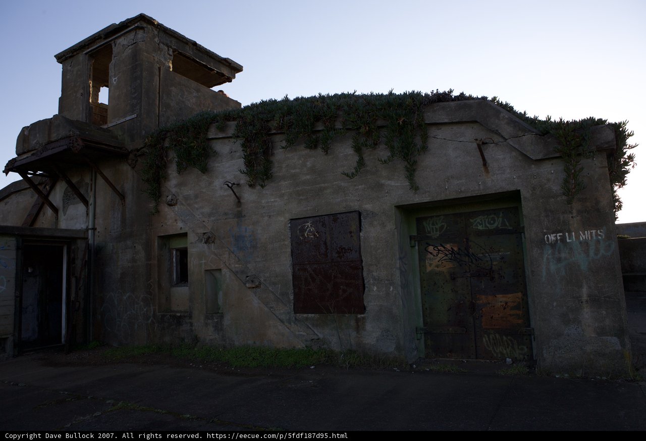 Towering Structure with a Mysterious Door