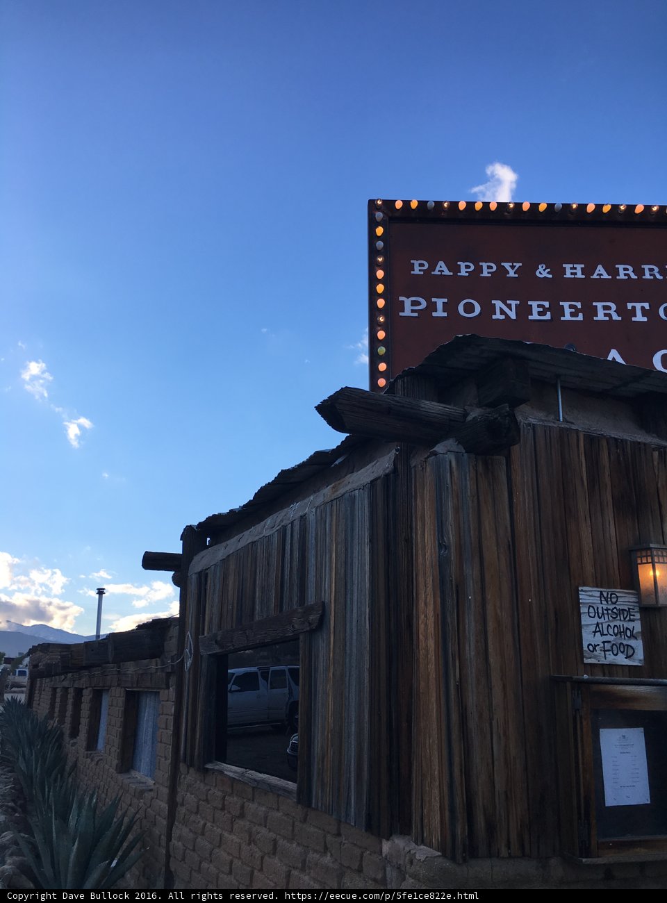Safe and Harrison's Pioneer Cafe
