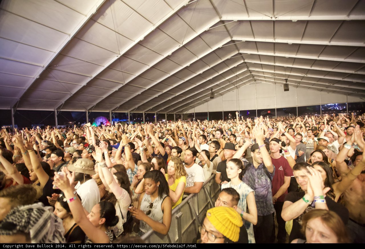 Urban Concert Crowd at Coachella