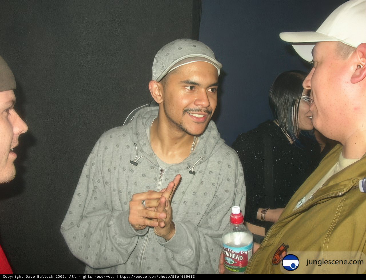 DJ Craze and Craze chatting at the 2002 Bassrush Party