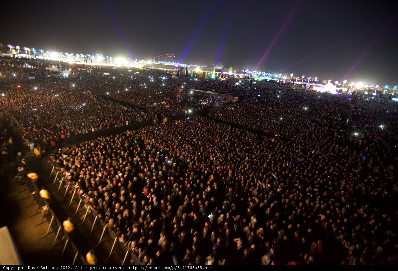 Electric Night: A Concert Crowd Illuminated by Light