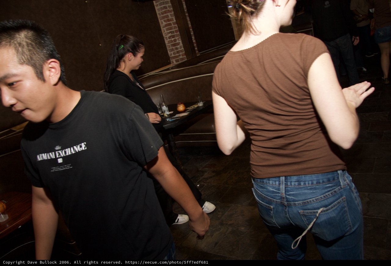 Night Out Dancing at a Dimly Lit Club