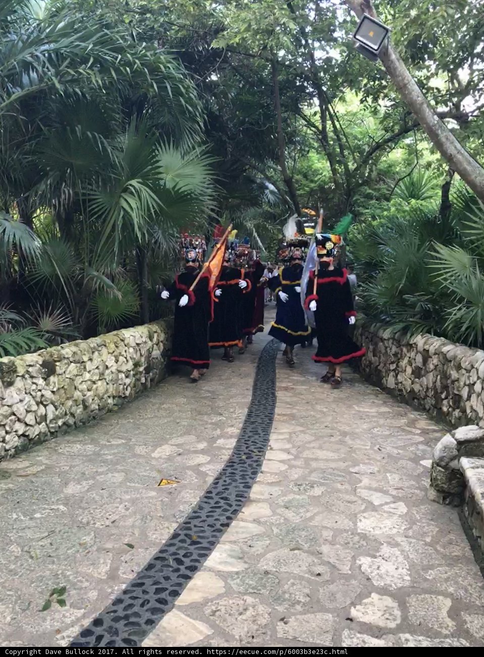 Traditional Costumes on an Autumn Walk