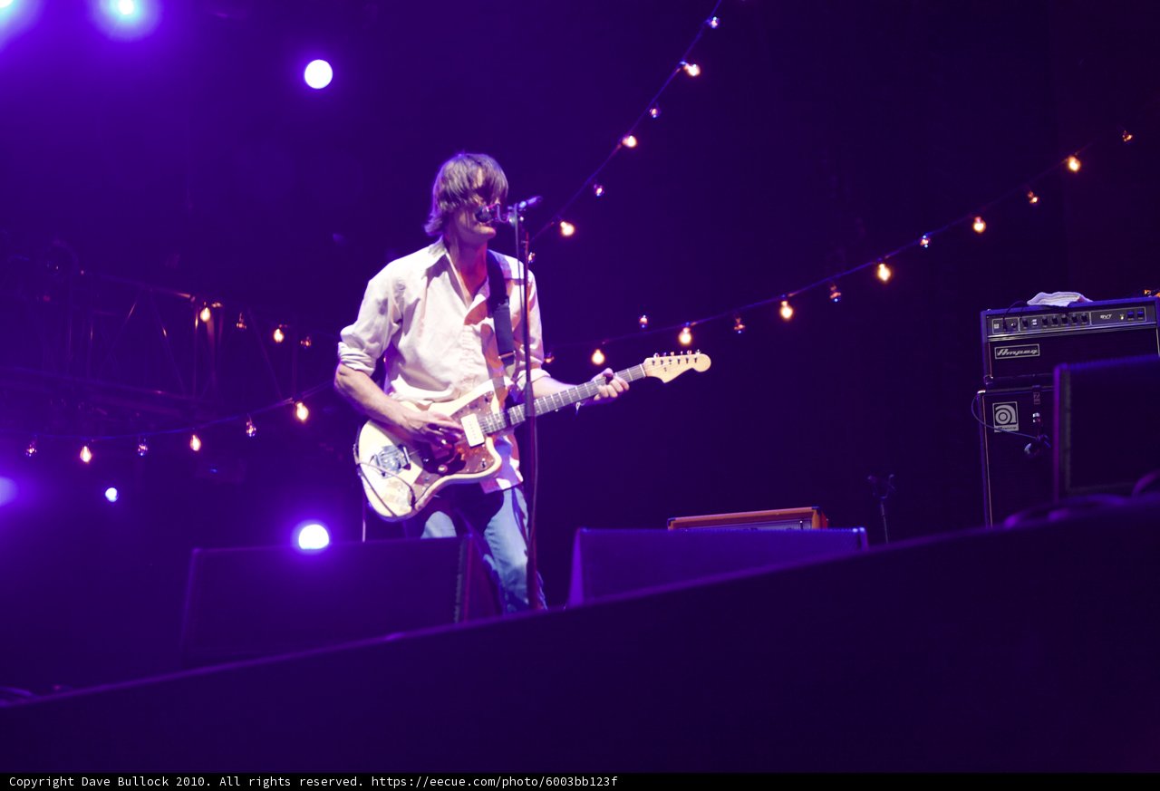Guitar solo under the Coachella spotlight