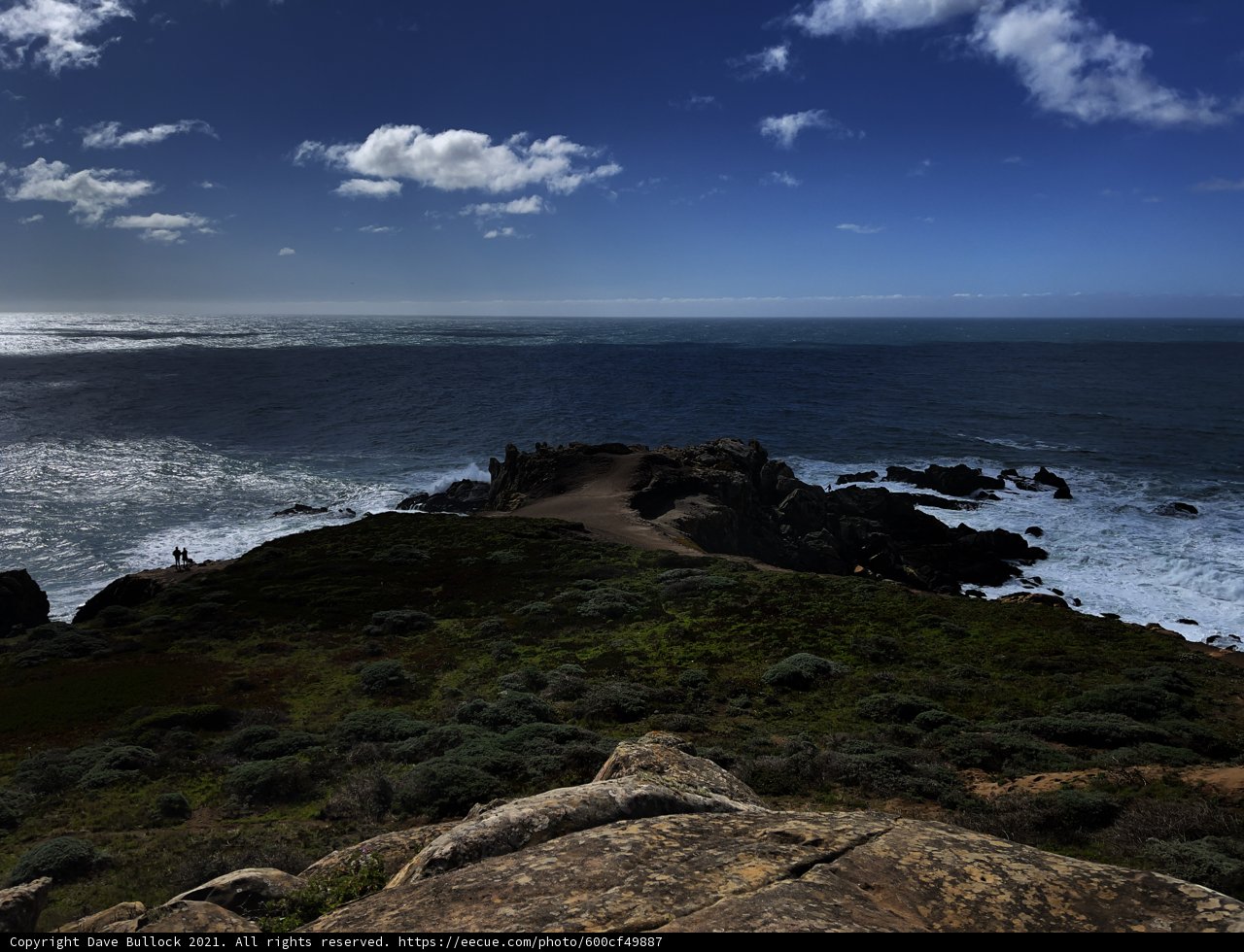 Rocky Cliff Overlooking Ocean