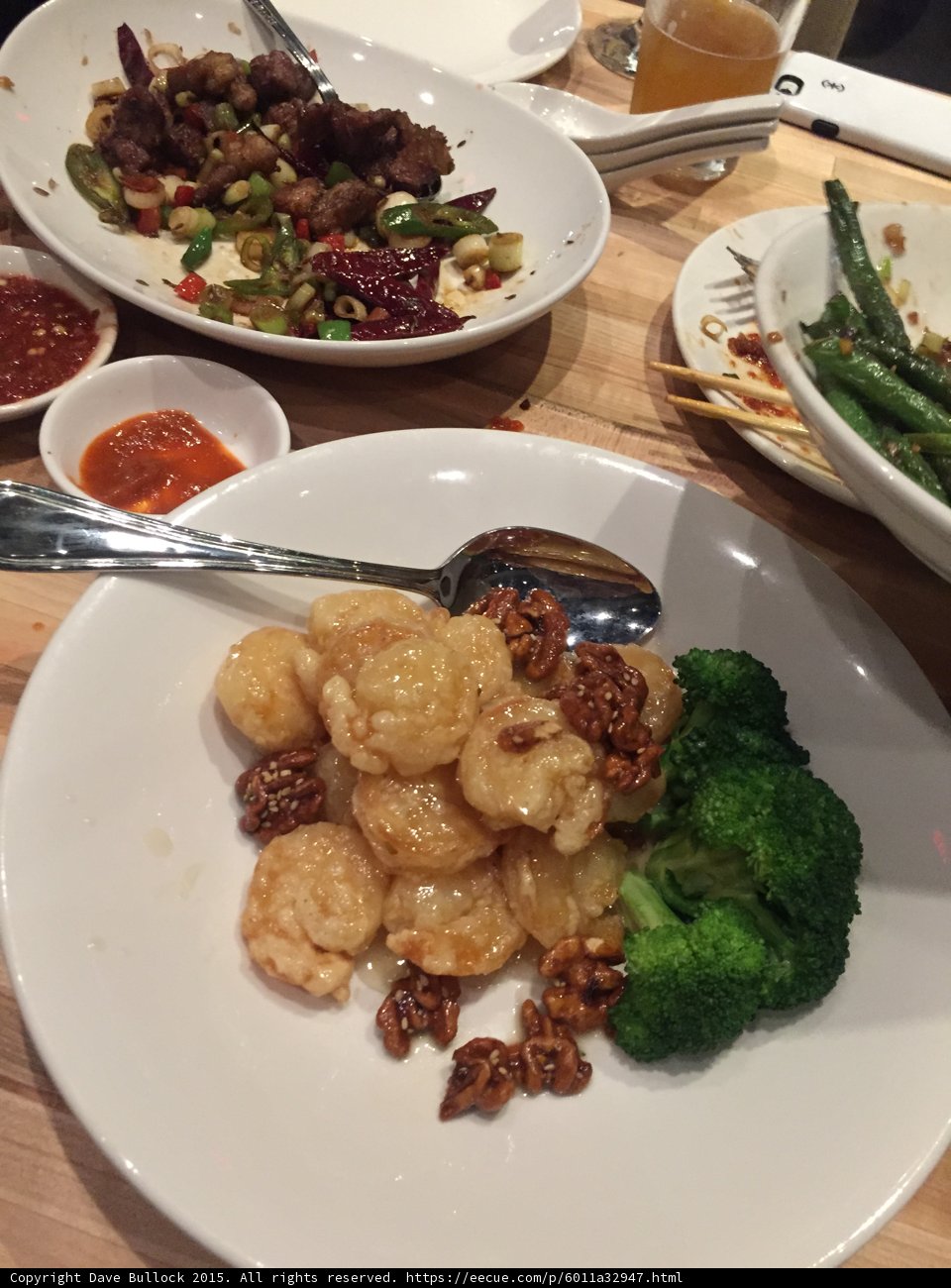Chinese Dinner Spread