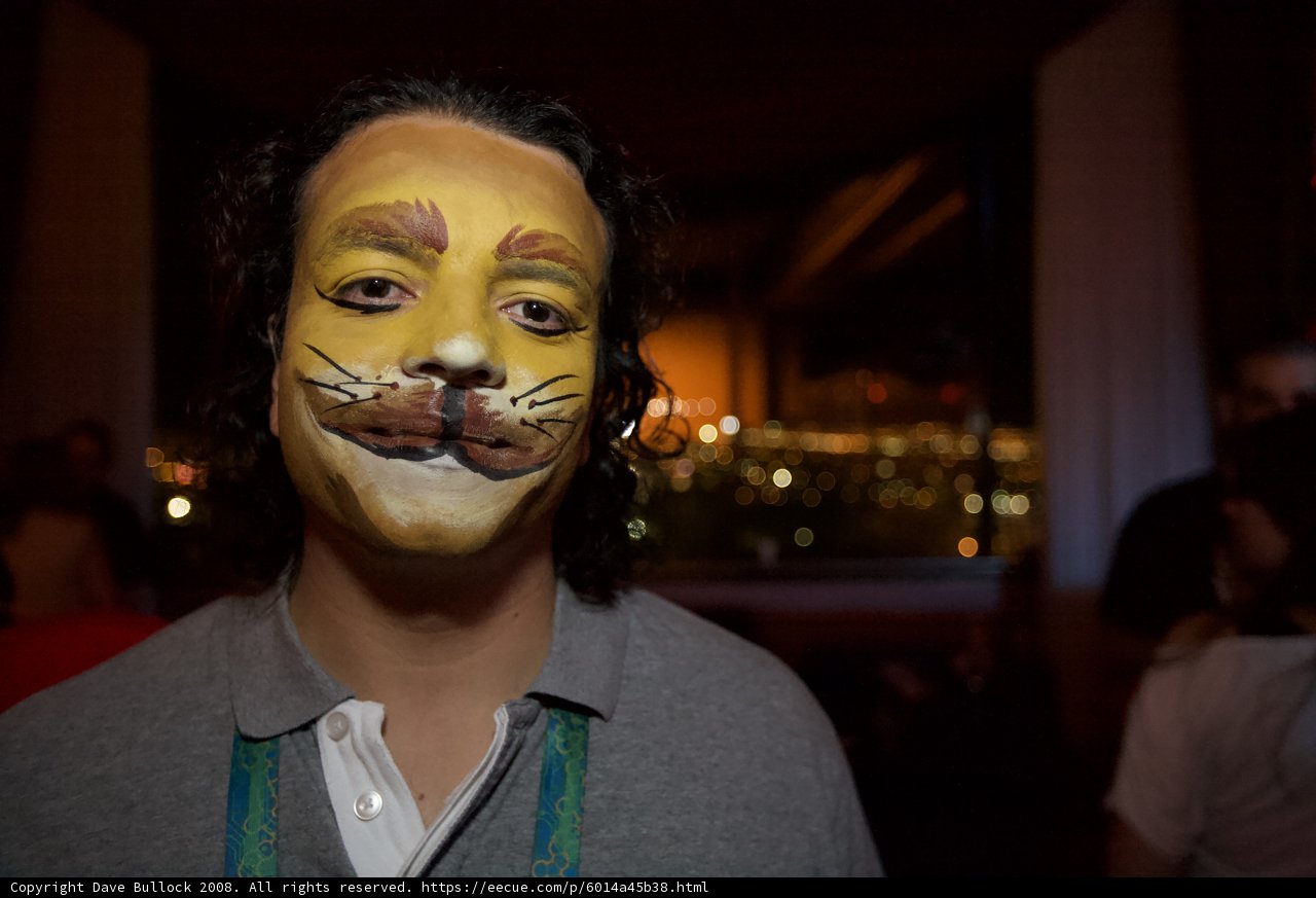 Yellow Moustache Man