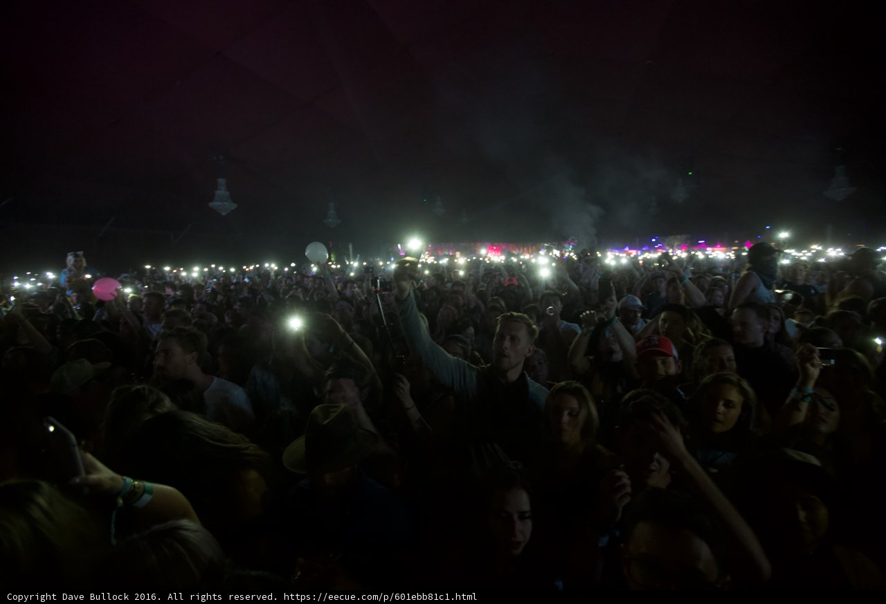 Lights and Phones in the Night Sky