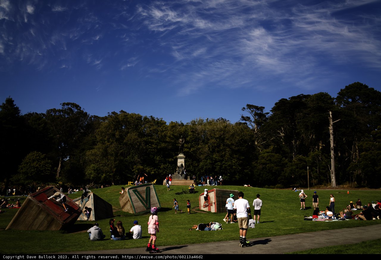 Vibrant Outdoor Gathering in Golden Gate Park, 2023