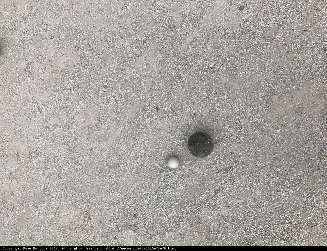 A Sphere and a Rock at Rest