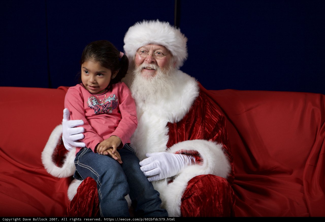 Santa Claus and the Little Girl