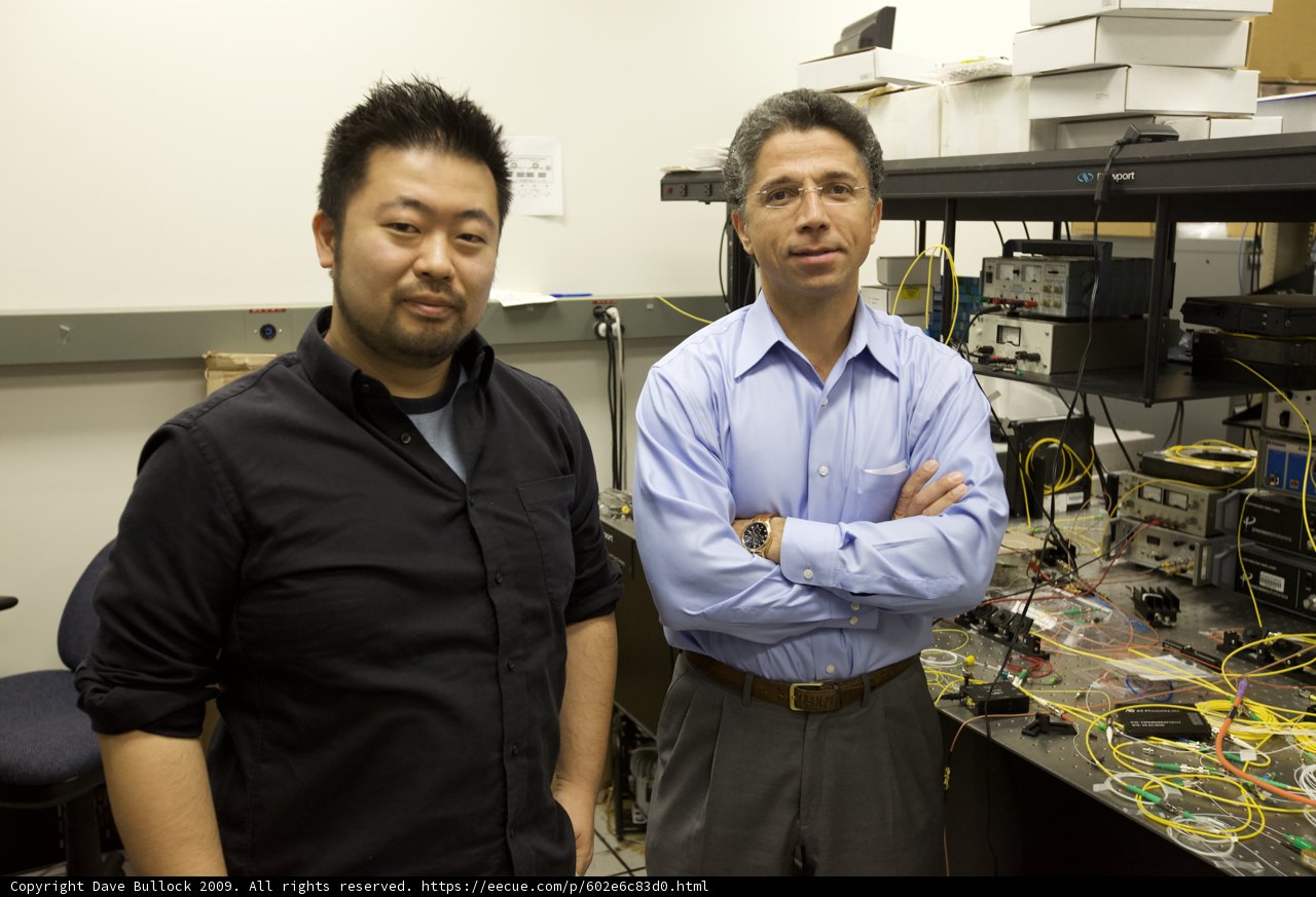 Two Men in a High-Tech Laboratory