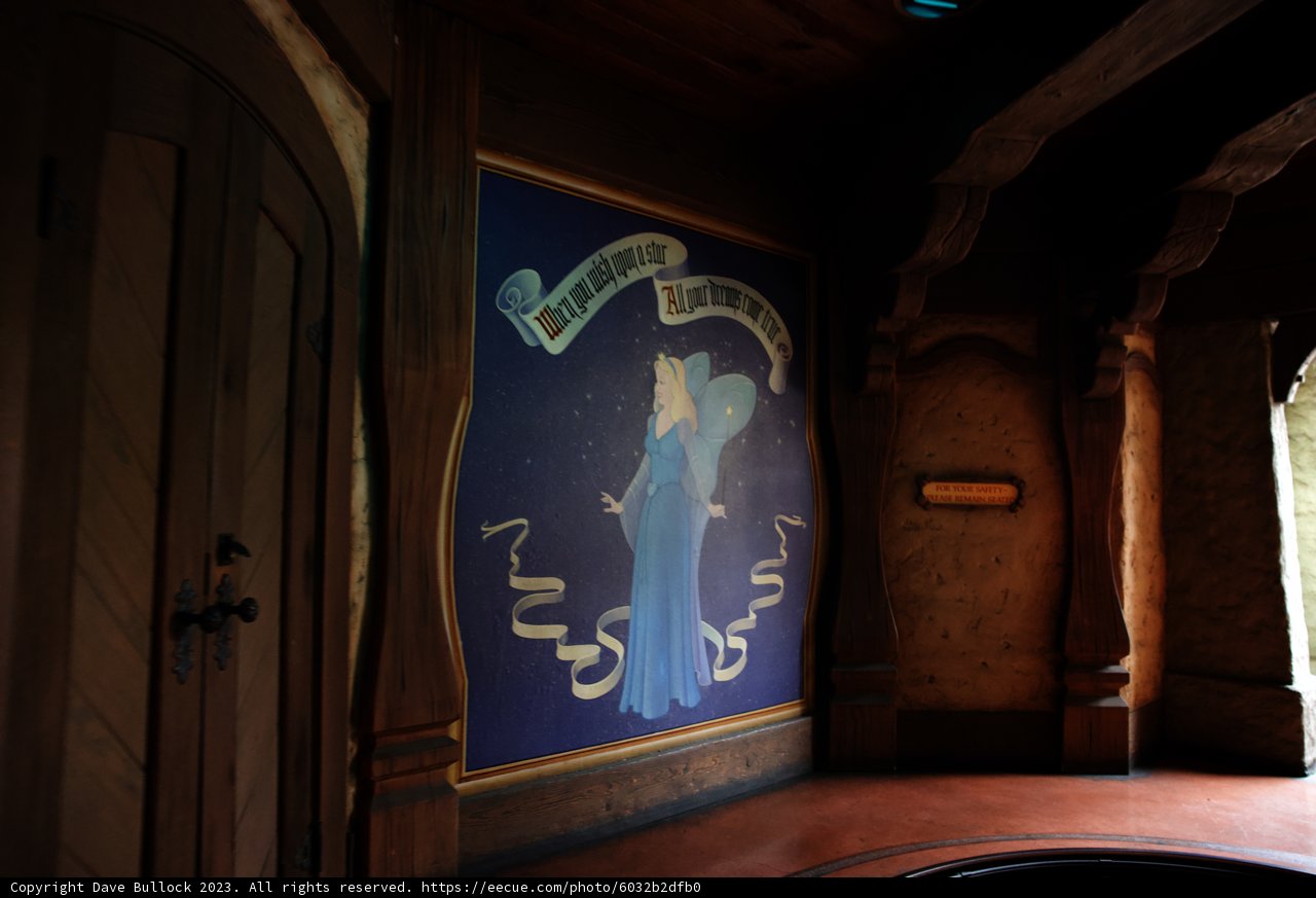 Enigmatic Beauty in a Timeless Hallway