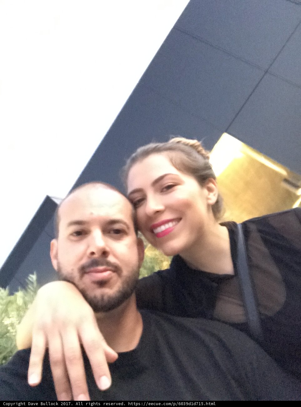 Selfie in Front of the Building