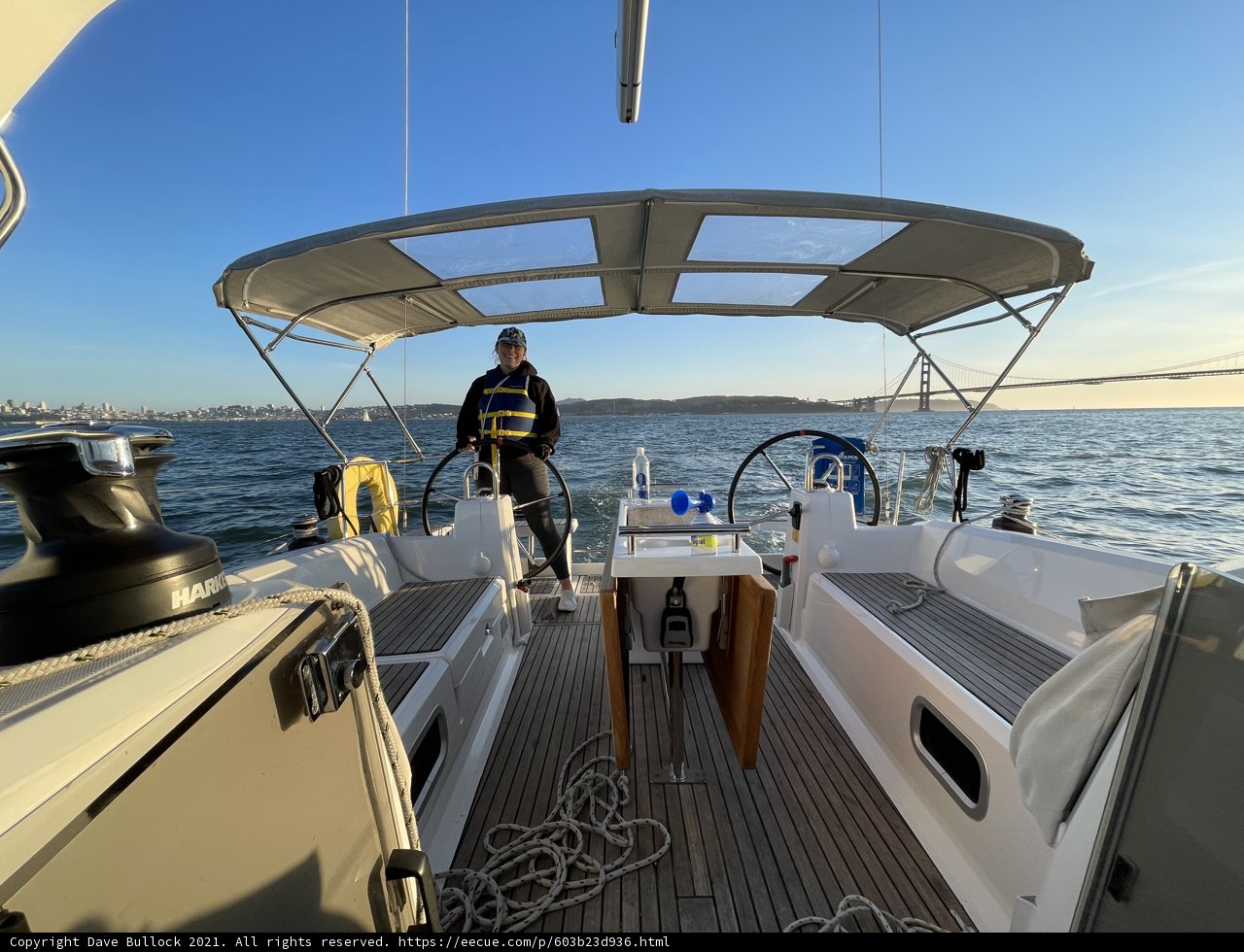 Sailing through the San Francisco Bay