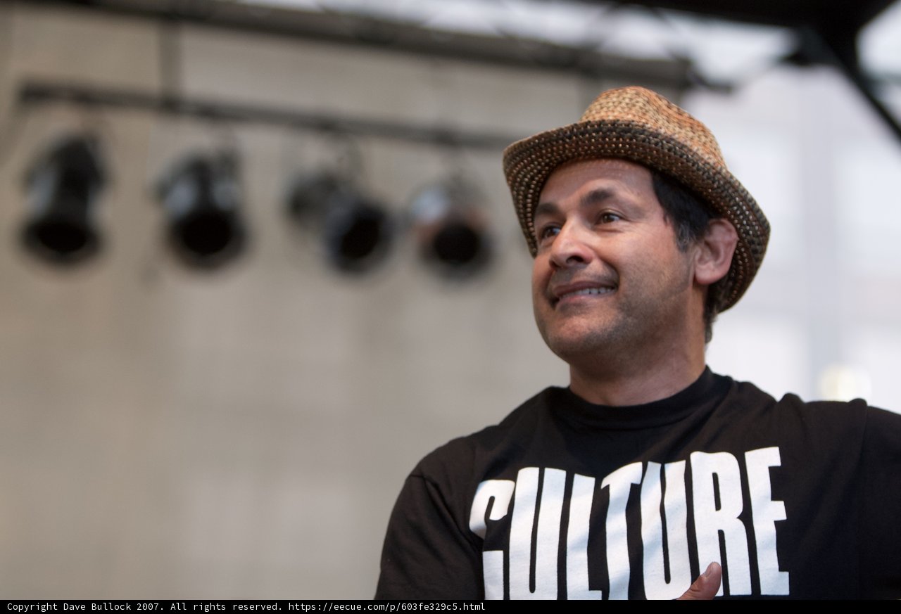 A Cheery Man in a Sun Hat