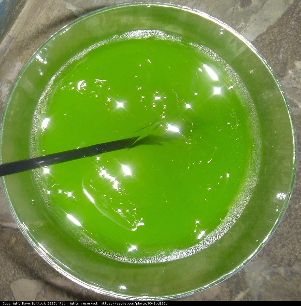 Green Jelly Cocktail