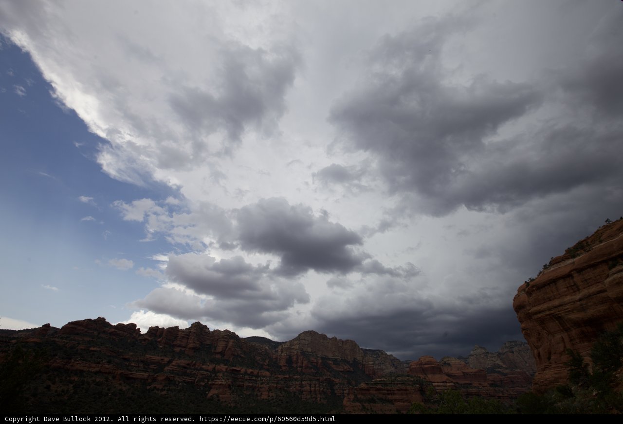 Tempestuous Skies Over Sedona's Red Rocks