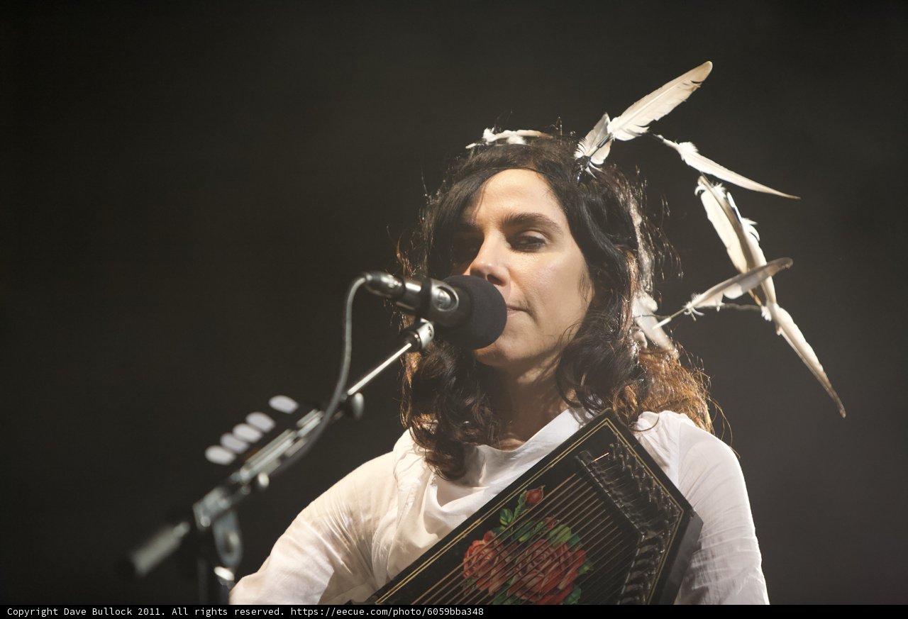 PJ Harvey's Feathered Performance