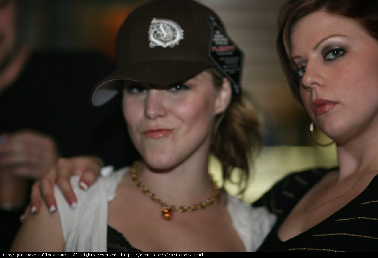 Two Female Friends Strike a Pose
