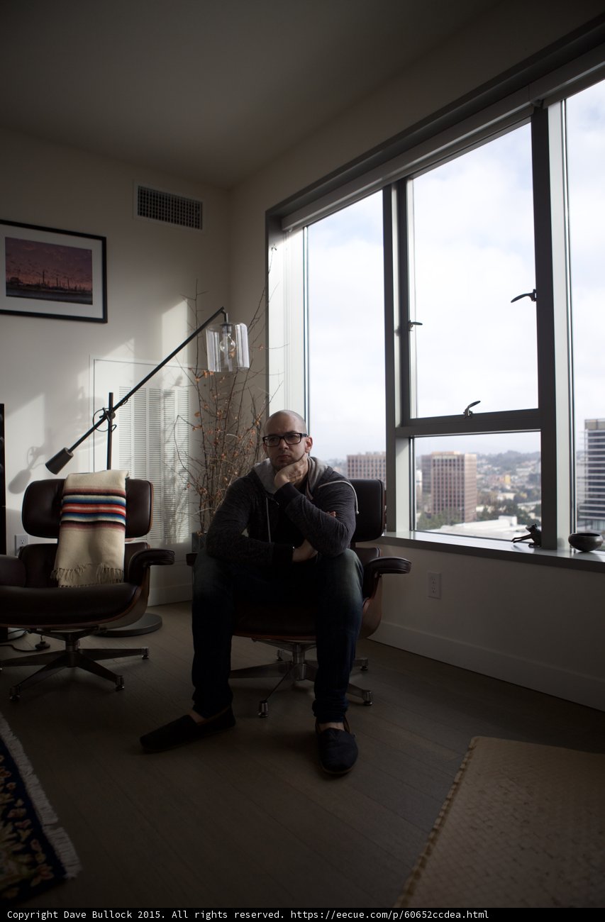 Thoughtful Portrait in Modern Apartment