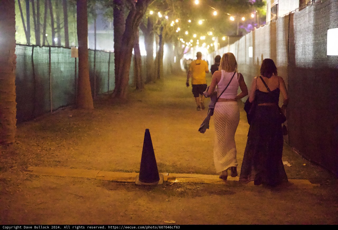 Urban Stroll Under Evening Lights