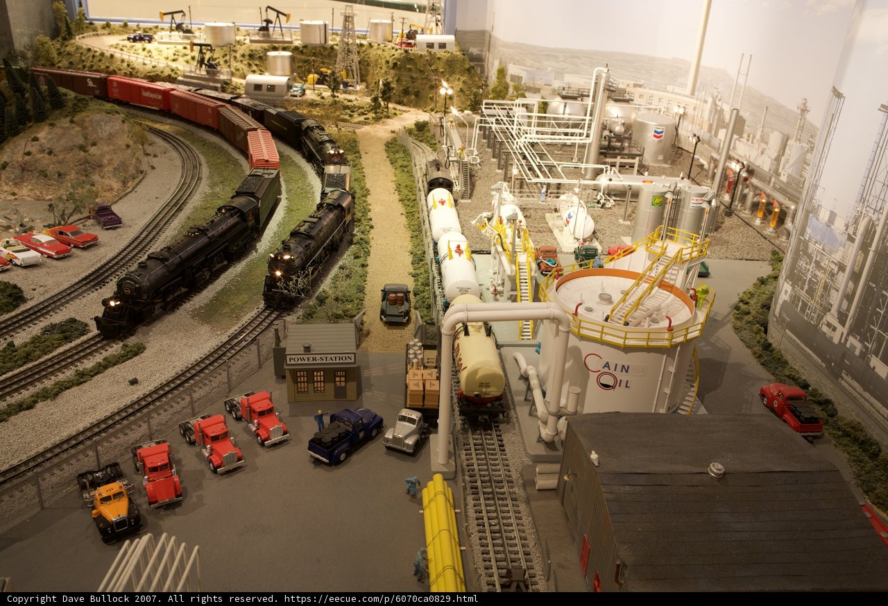 City Train Set in Motion