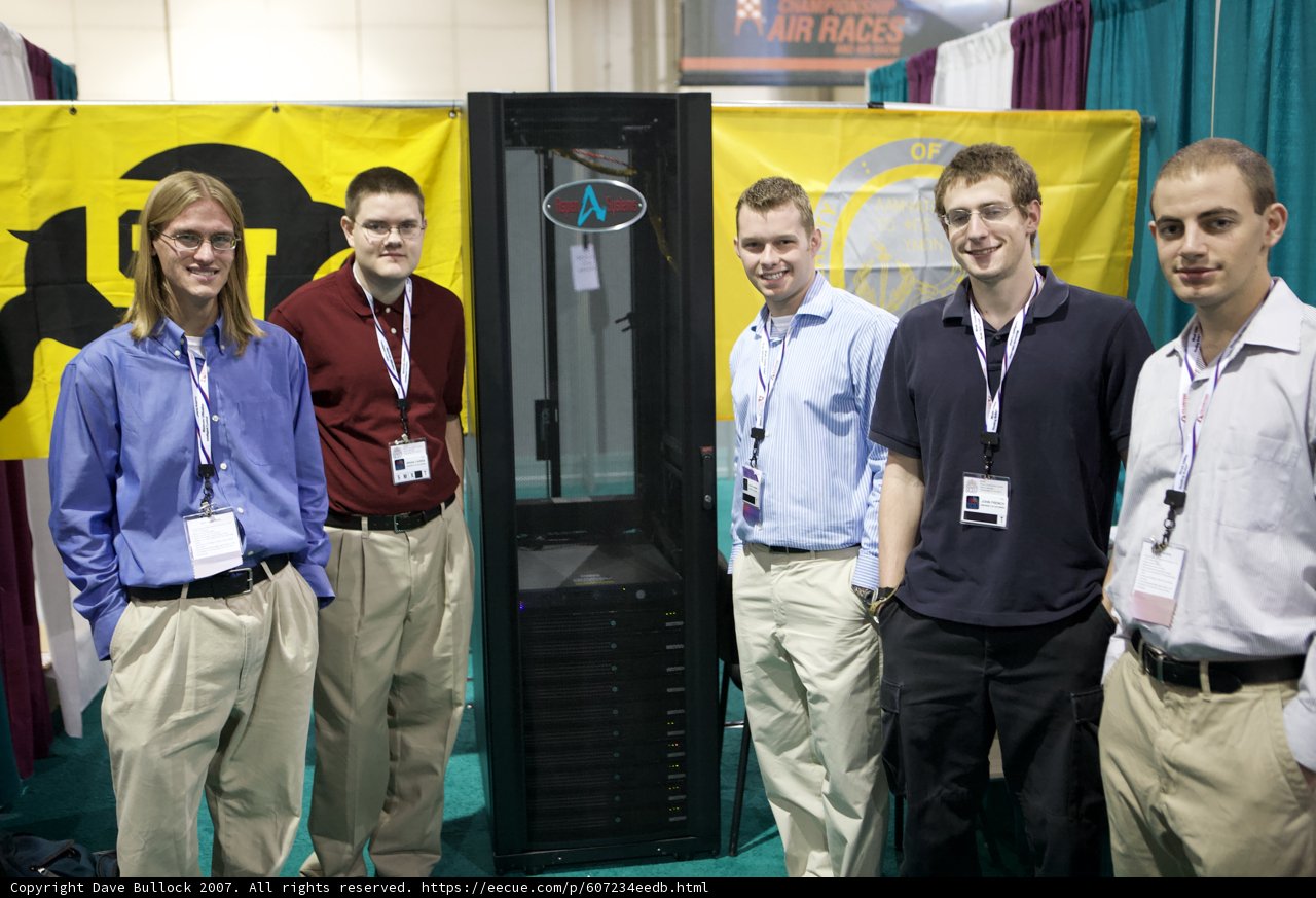 Group of Men at Super Computing Conference