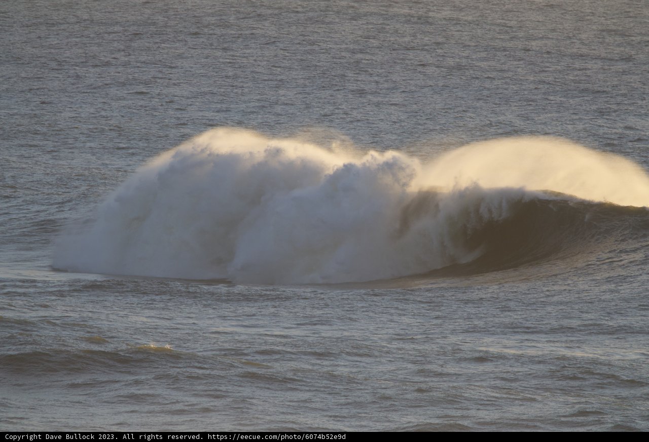 Nature's Might: Roaring Waves at Pacifica