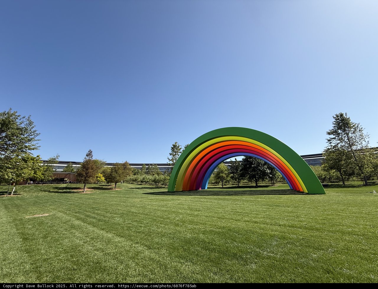 A Colorful Arch in the Heart of Apple Park