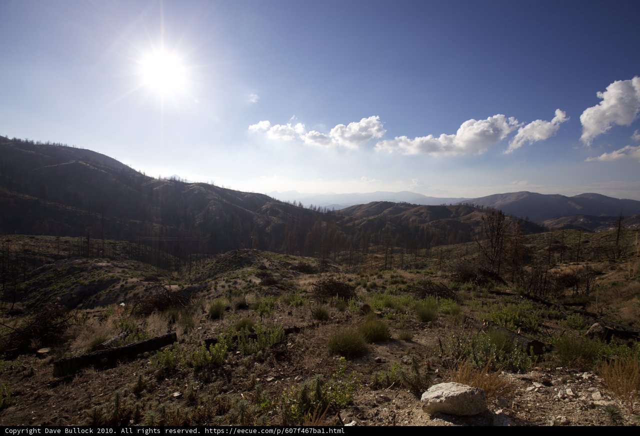 Sun over Wilderness Plateau