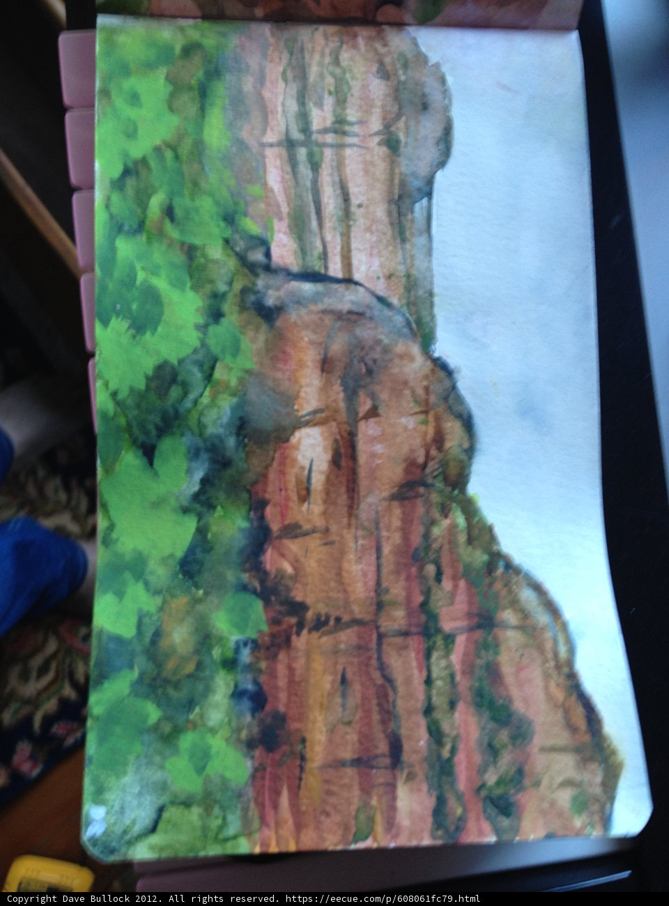 Mountain in Watercolor