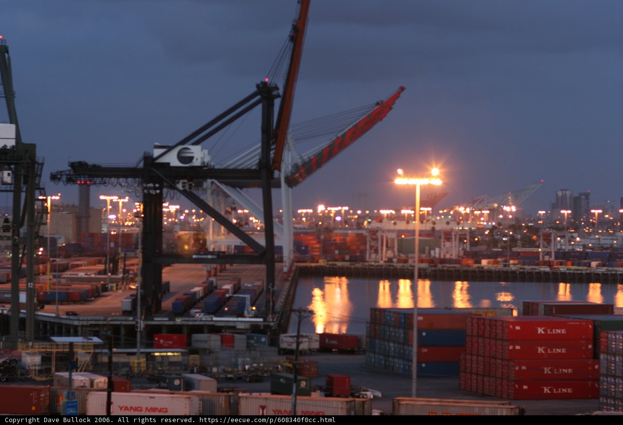 Dark Sky over the Industrial Waterfront
