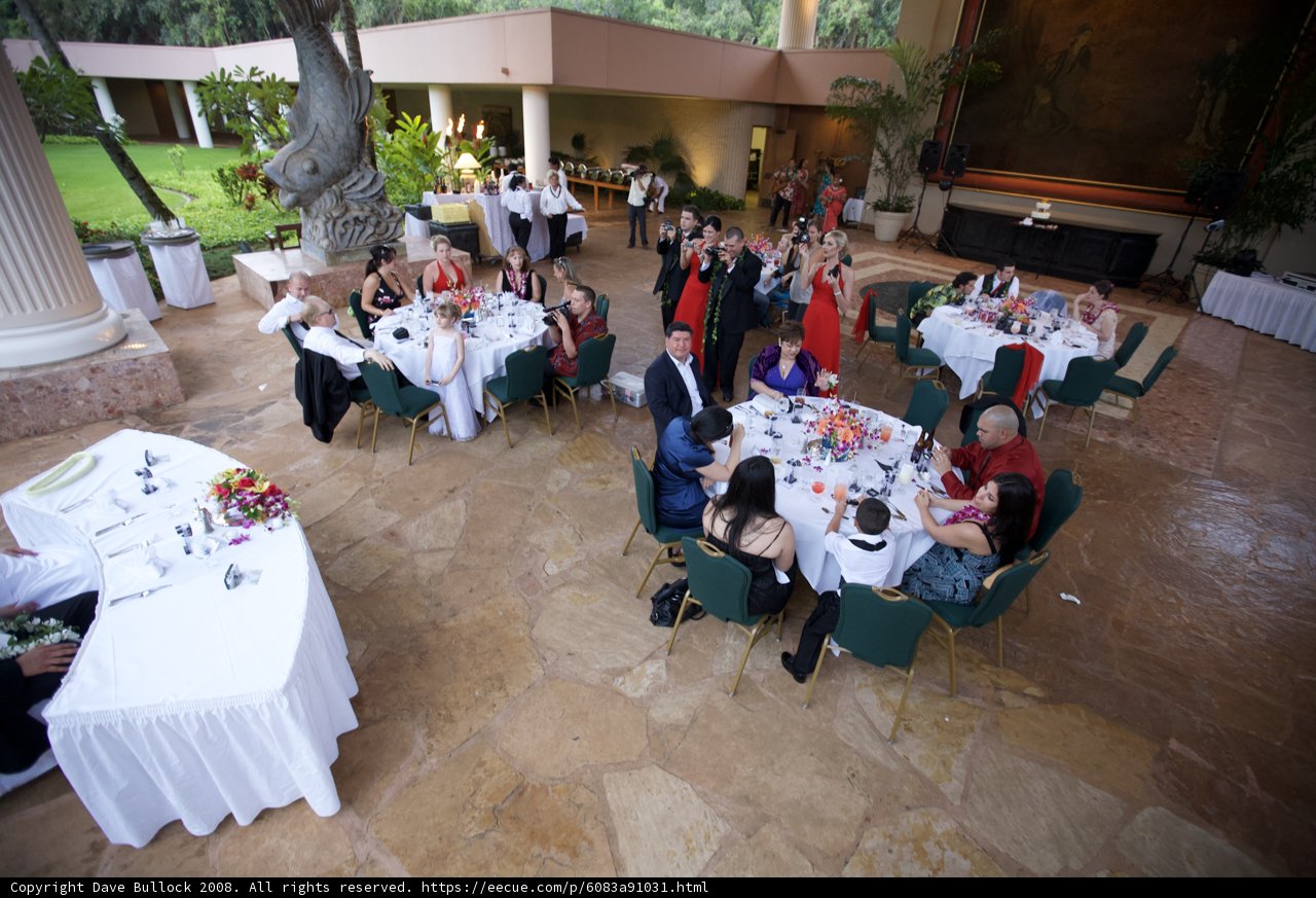 Dining at a Hawaiian Restaurant
