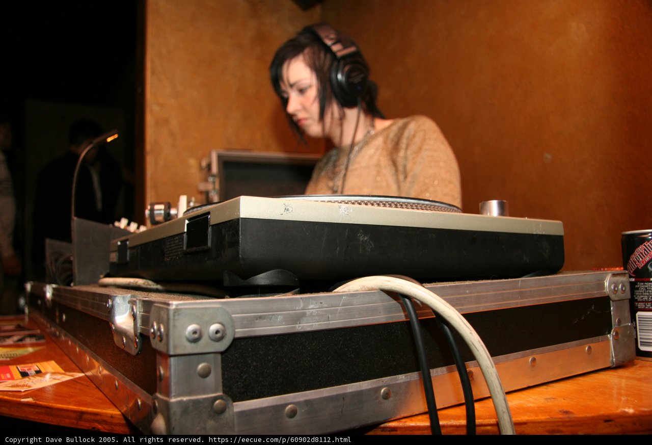 Grooving with some tunes