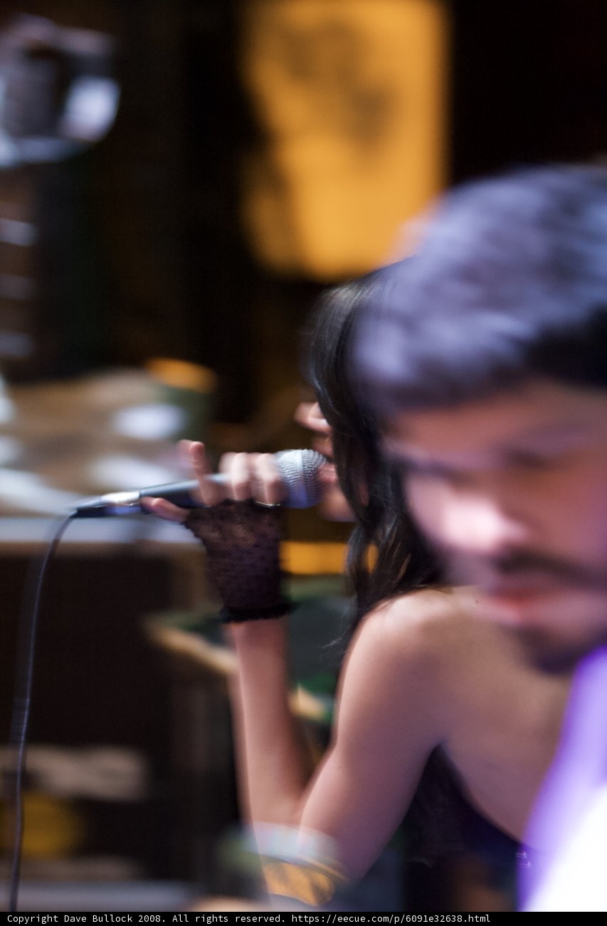 Blurry Nightclub Performance
