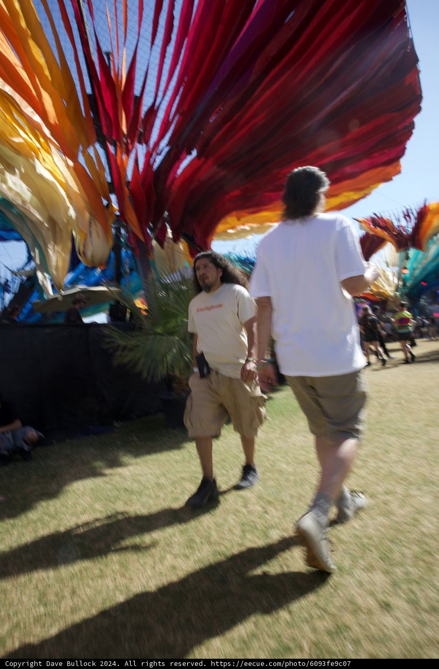 Dynamic Colors and Movements at Coachella 2024