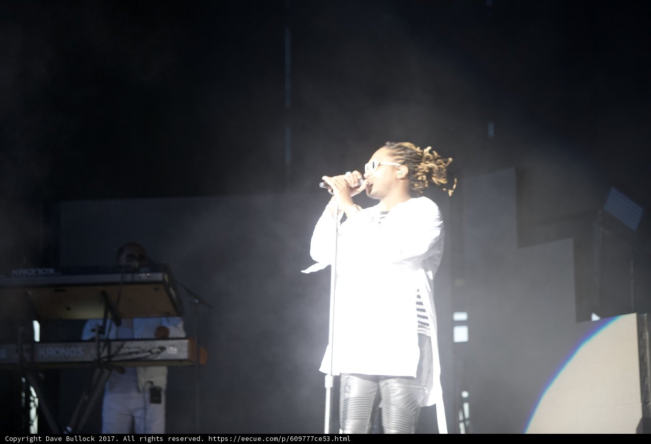Woman in White Shines Bright on Stage