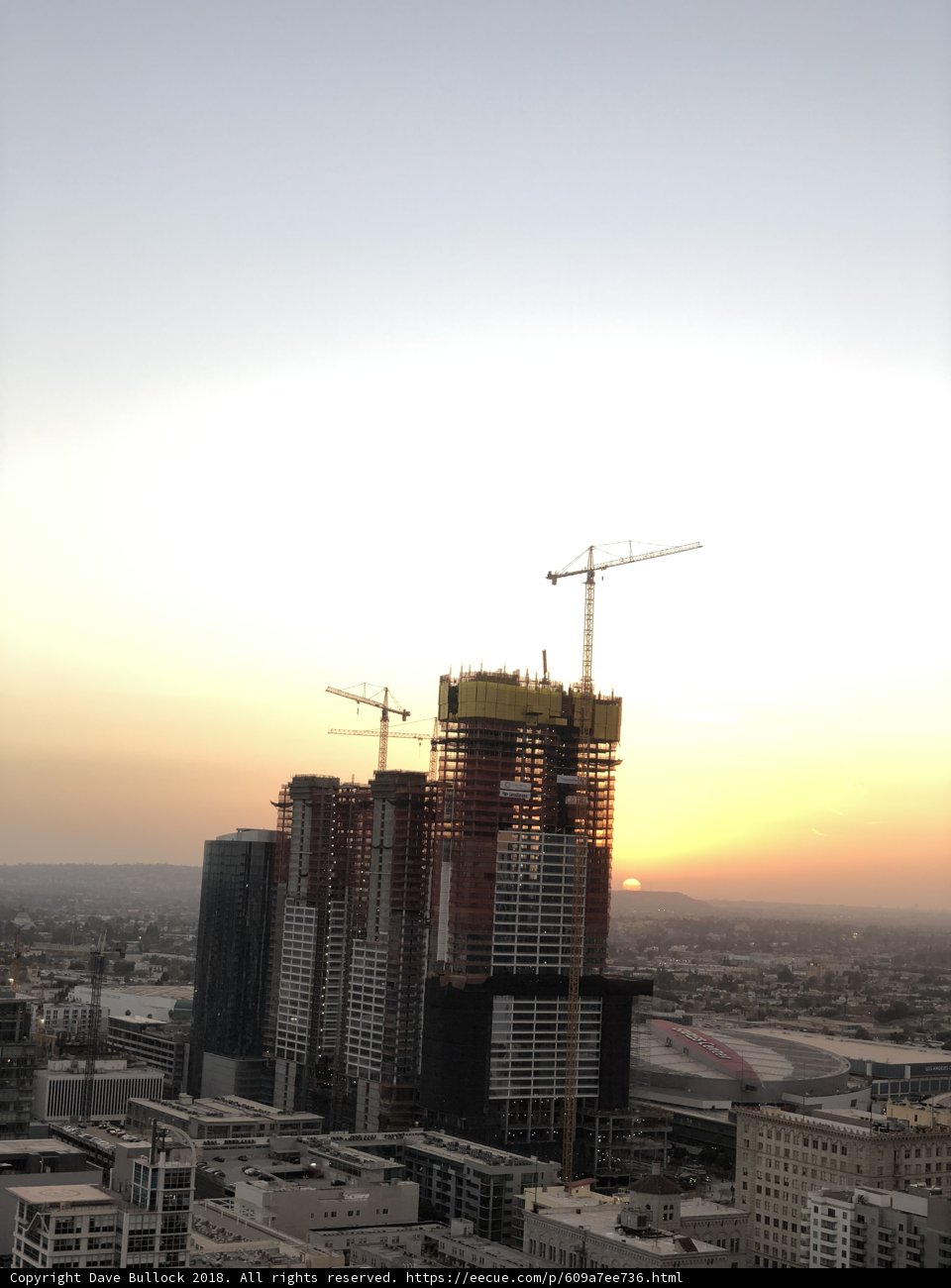 Sunset Over the City