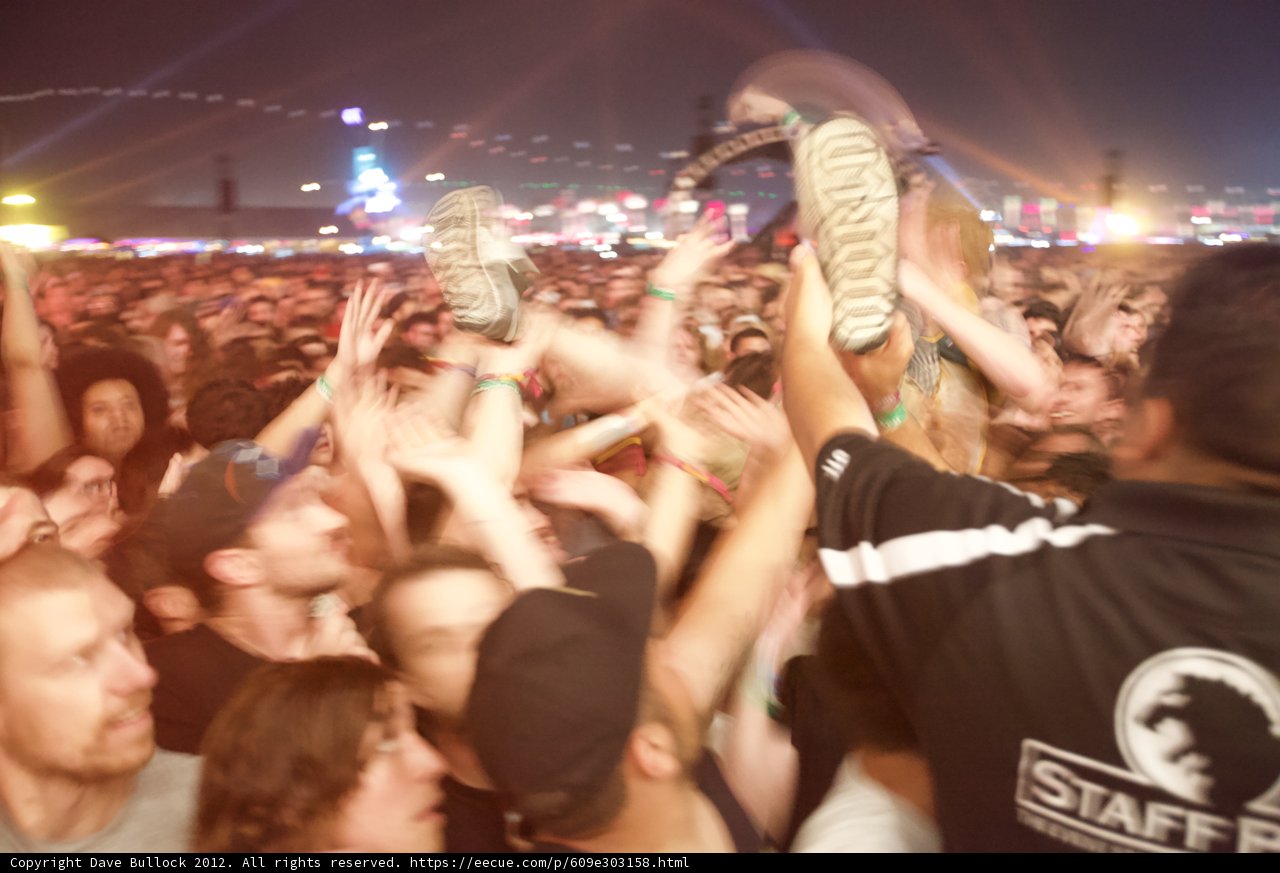 High Up in the Crowd