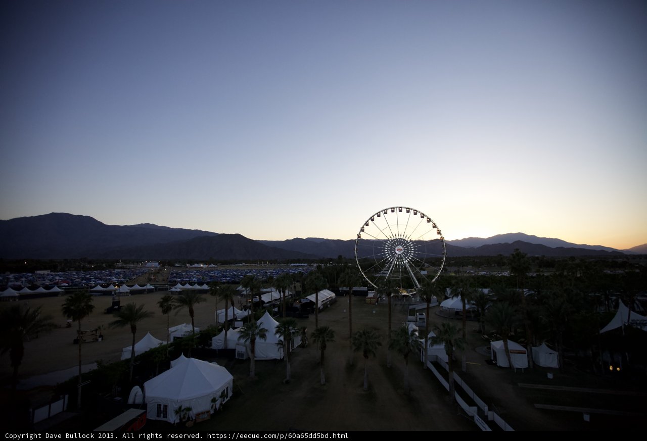Sunset Fun at Coachella's Ferris Wheel