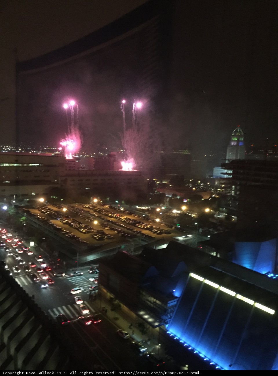 Teal White Fireworks