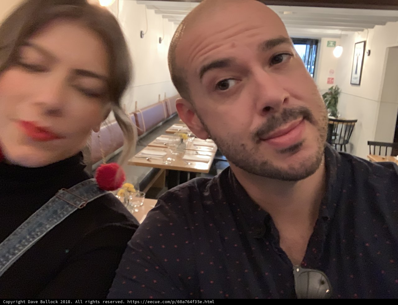 Selfie Time at the Restaurant