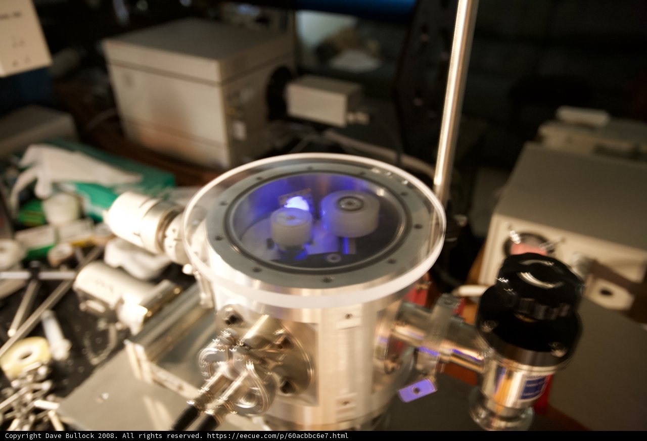Blue-lit Electronic Machine