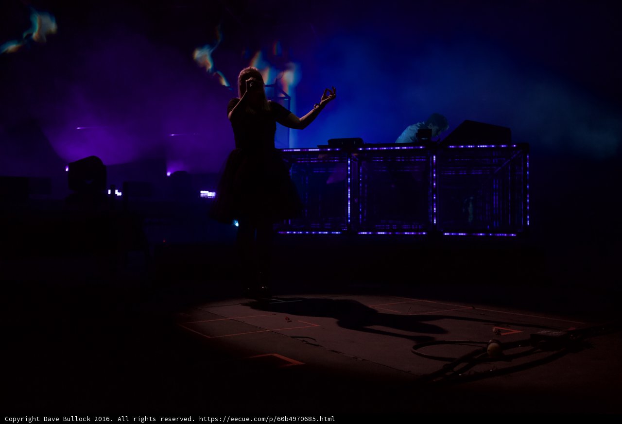 Black Dress Soloist Rocks Coachella Stage