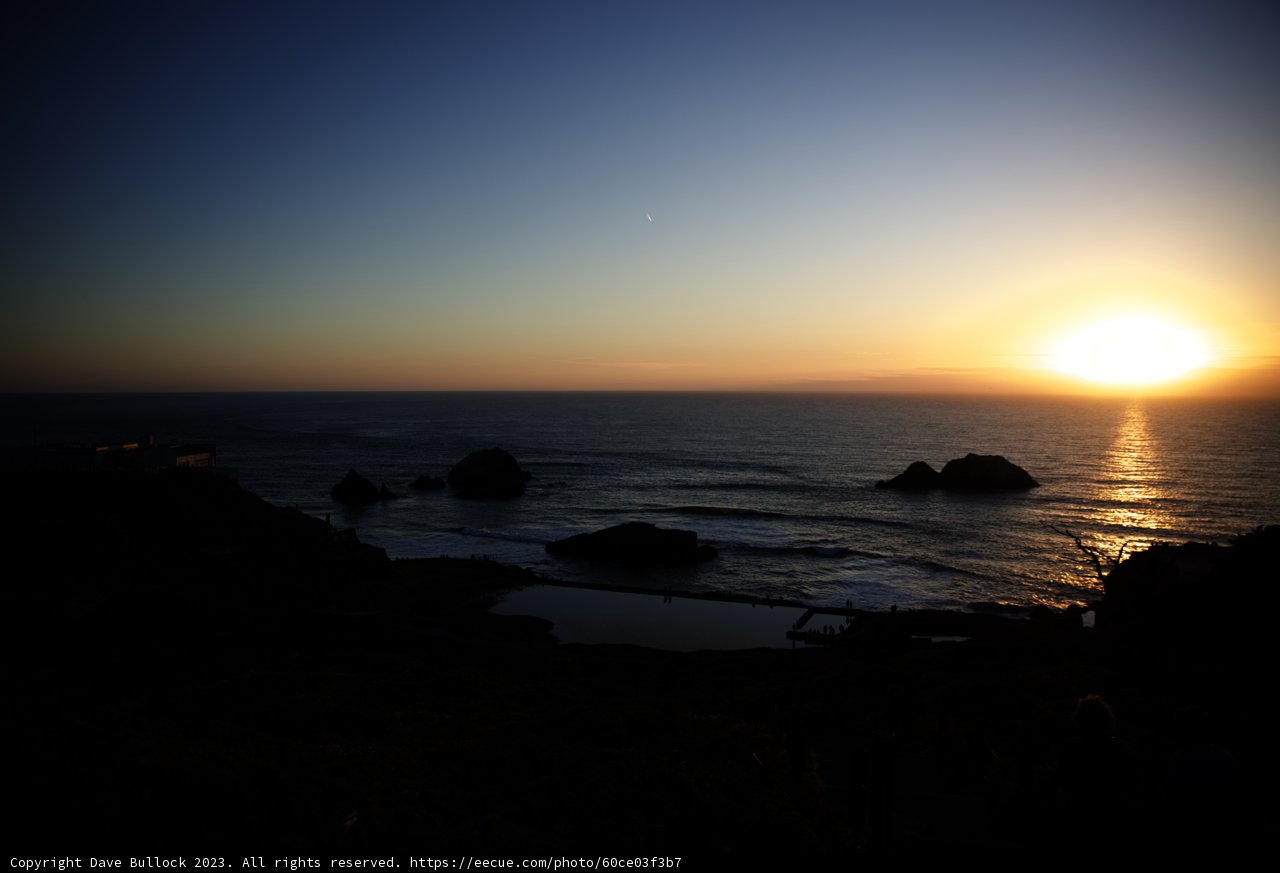 Enchanting Sunset at Sutro Baths