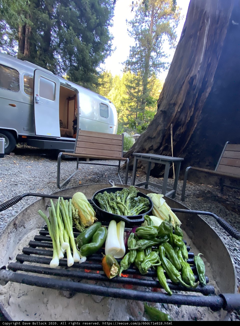 Grilling Vegetables by the Trailer