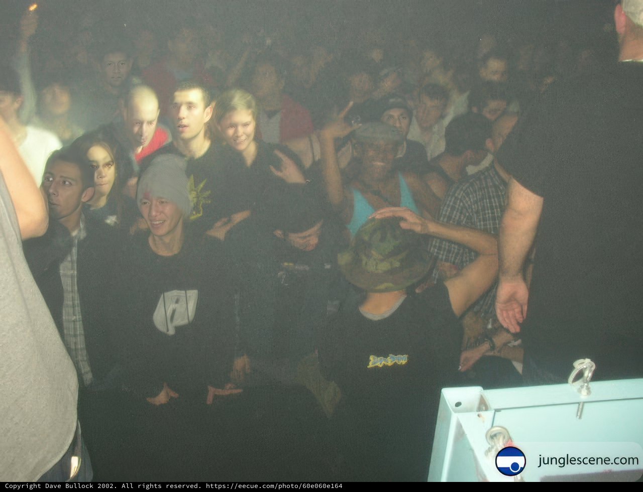 Partygoers at Bassrush Night Club